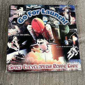 Space encyclopedia board game - go for launch
